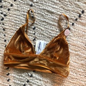 New velvet Bralette